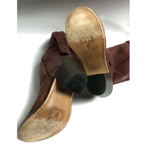 - Frye Tall Riding Boot Over the Knee - Picture 3 of 7